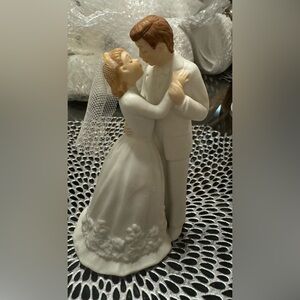 Lefton Bride & Groom Dancing Wedding Cake Topper Figurine 05510 Marriage Display